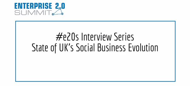Jon Mell on the state of social business in the UK – #e20s interview series